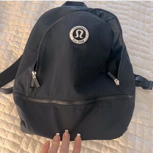 Lululemon navy retro backpack full size